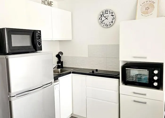 Climatise Centre Port Avec Piscine & Parking Agde