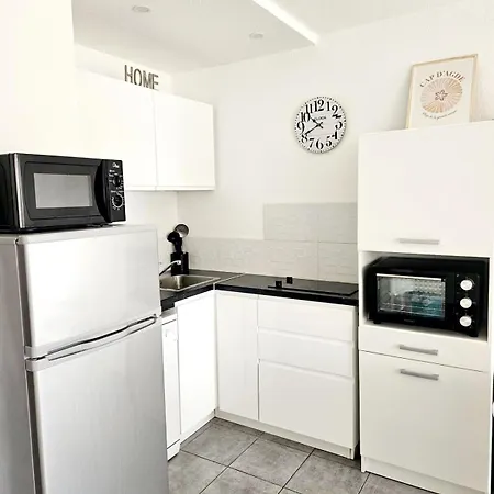 Climatise Centre Port Avec Piscine & Parking Agde